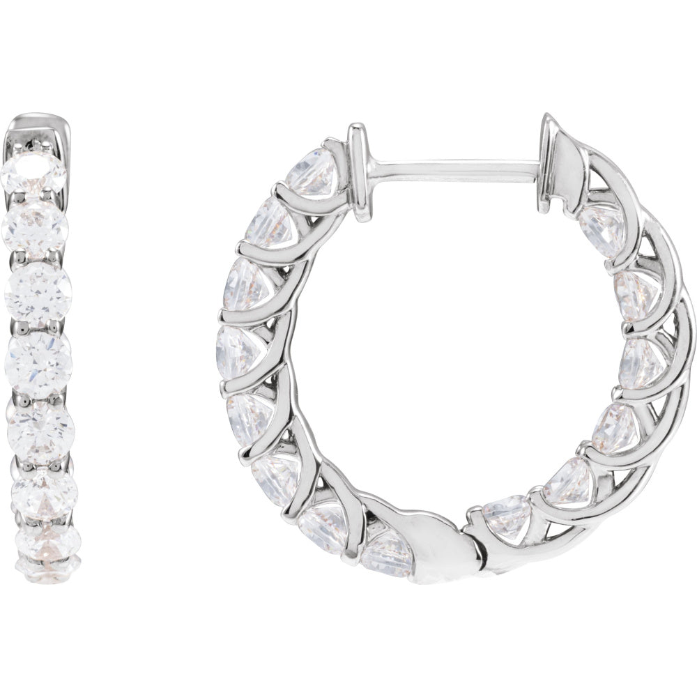 Inside-Outside Hoop Earrings