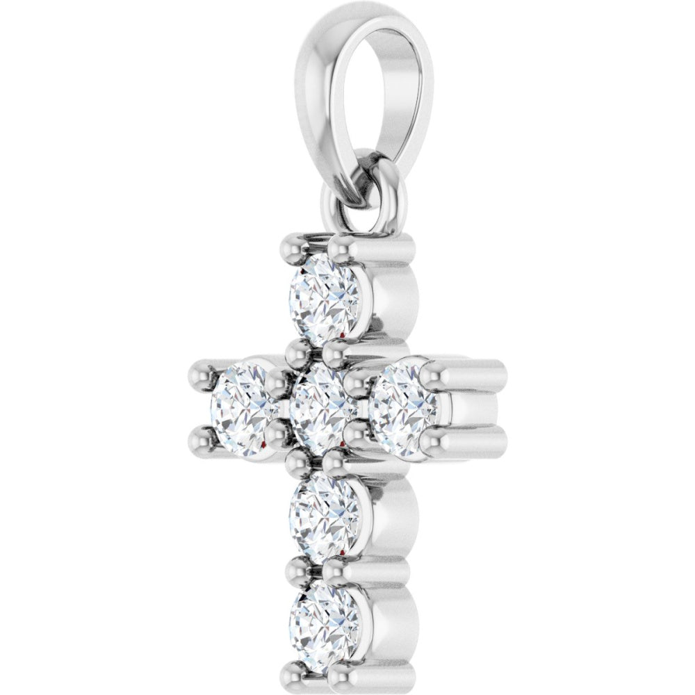 Accented Cross Pendant