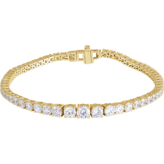 Lab-Grown Diamond Line Bracelet