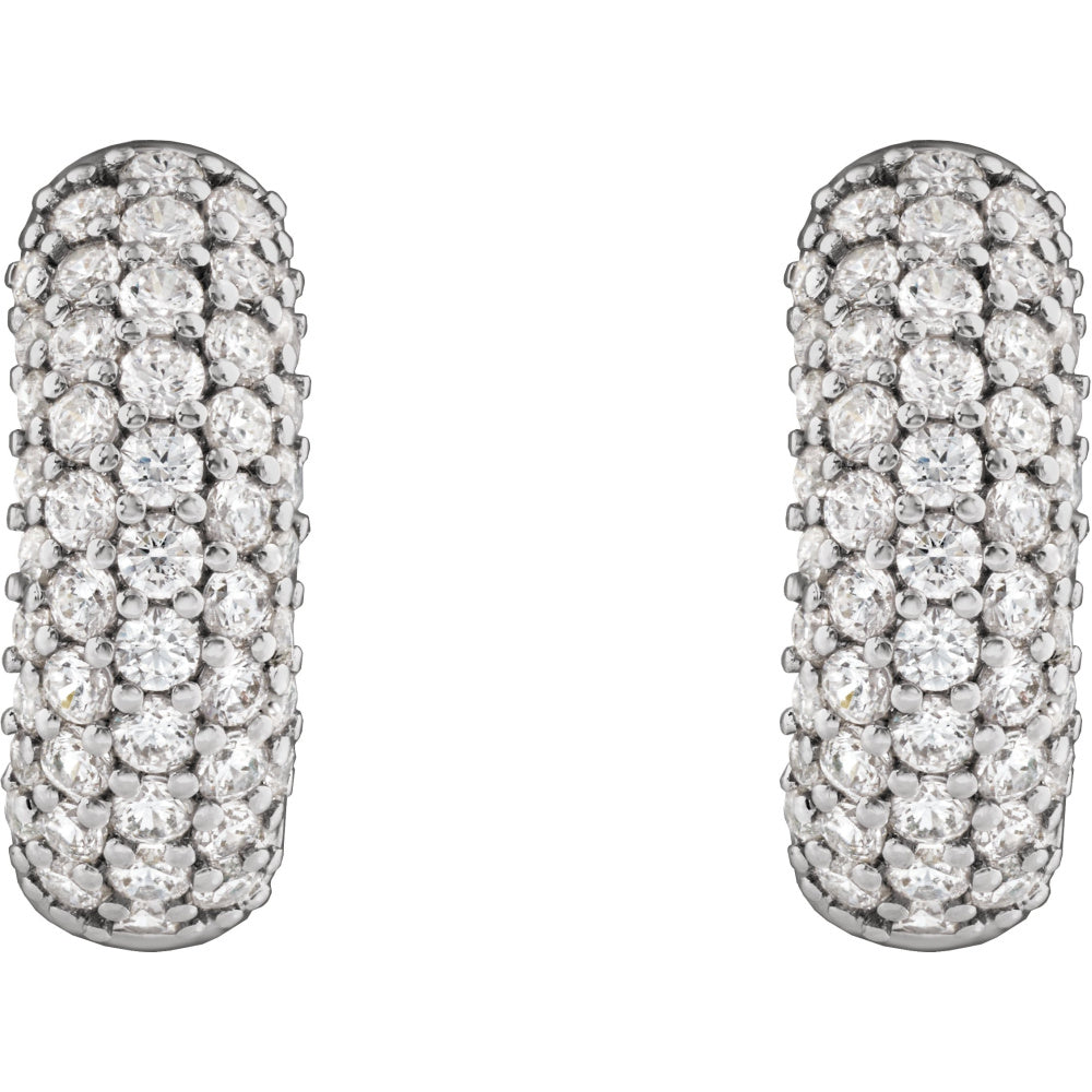 Accented Hoop Earrings