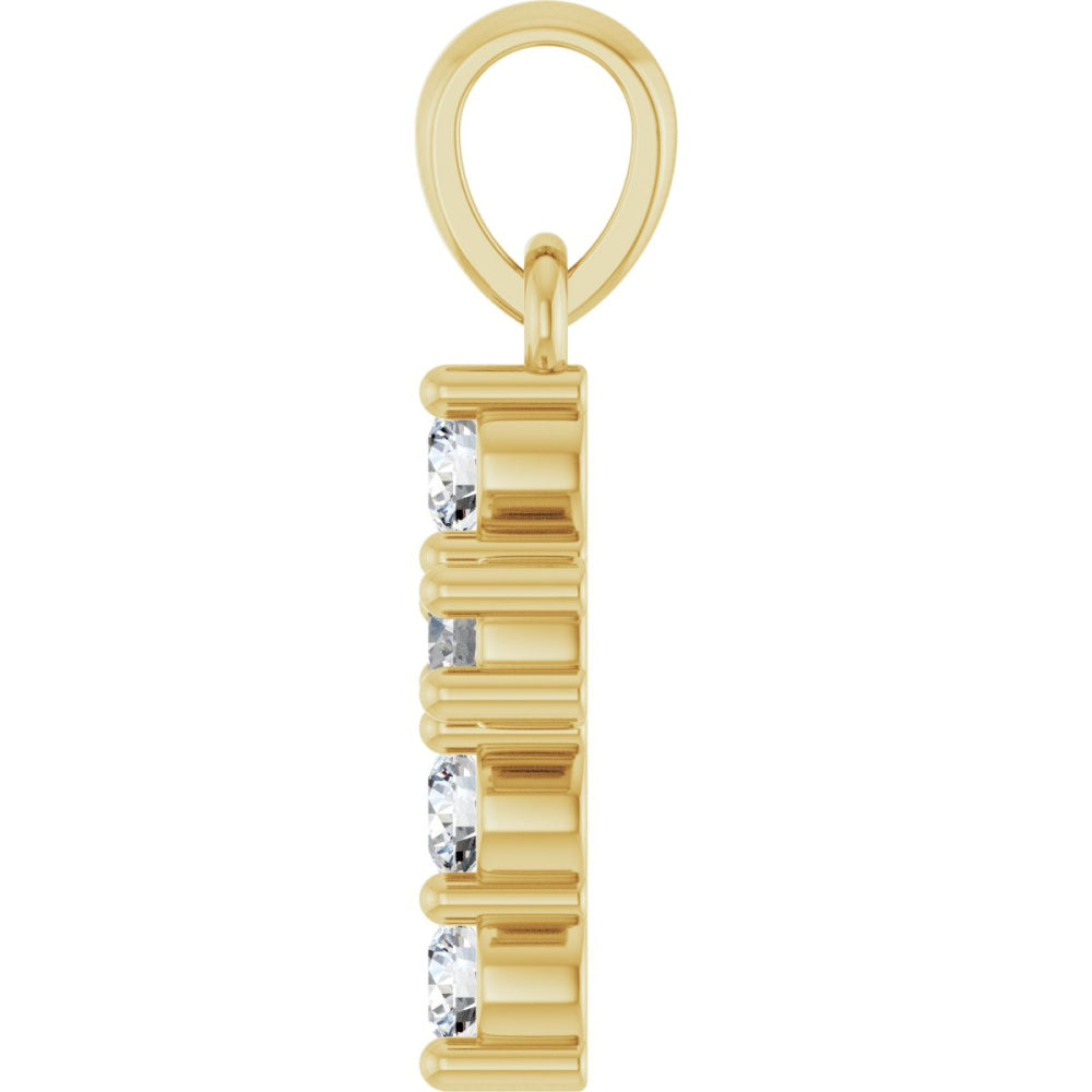 Accented Cross Pendant