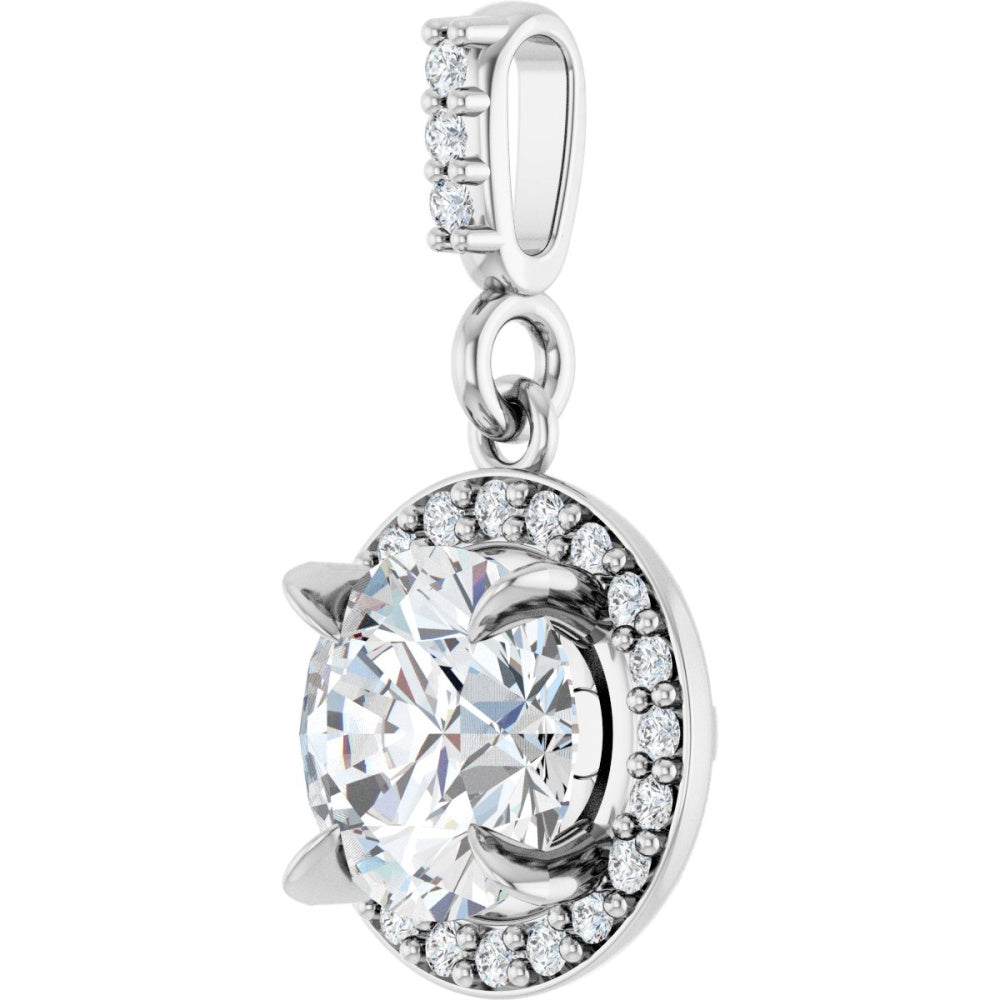 Halo-Style Pendant