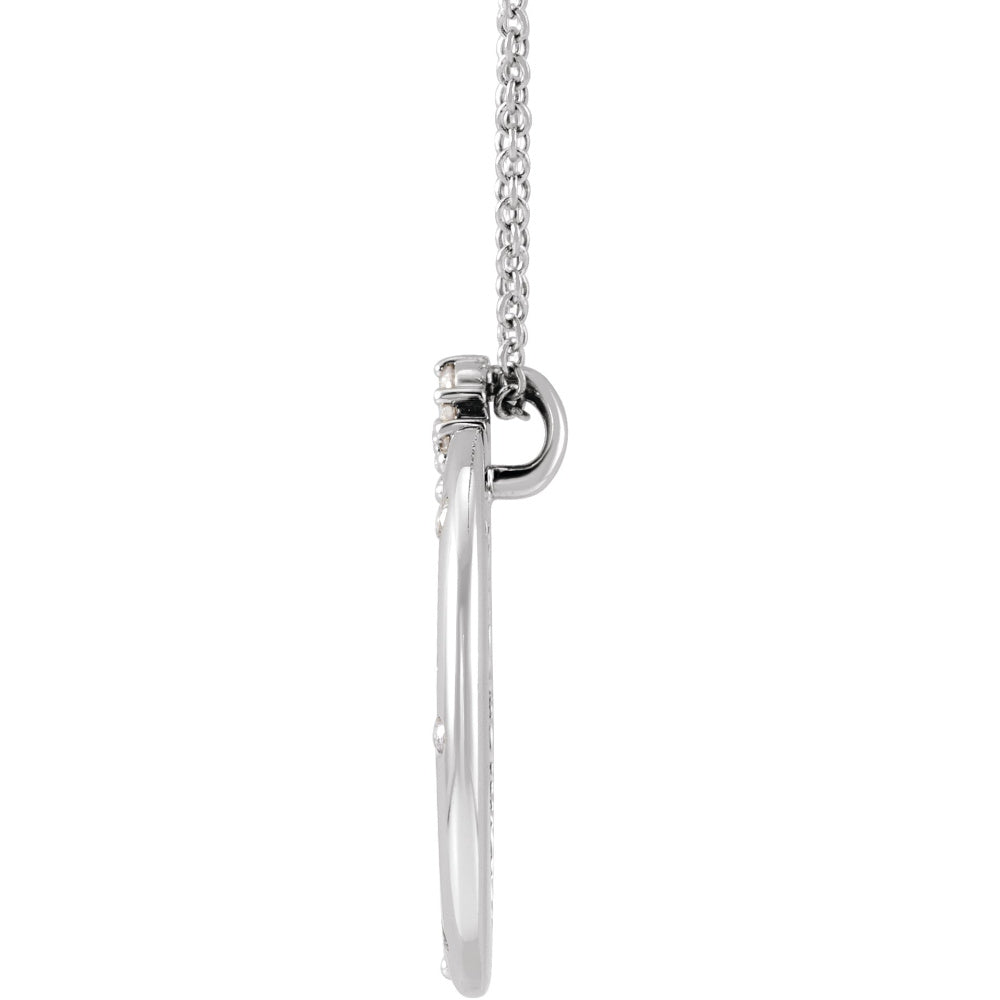 Crescent Moon Necklace or Pendant