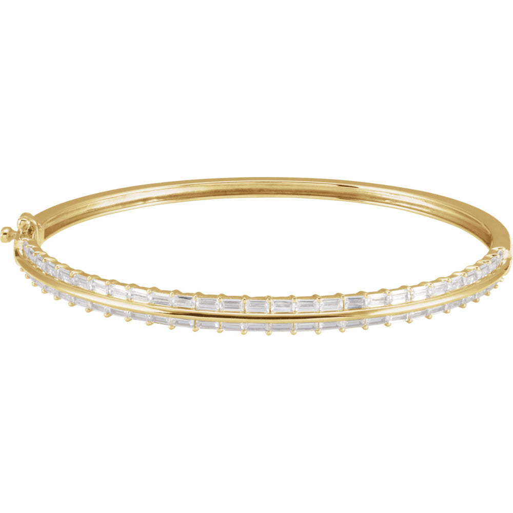 Lab-Grown Diamond Bangle Bracelet