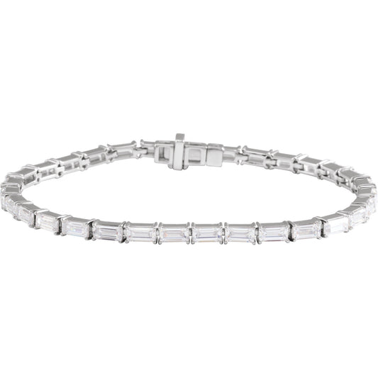 Lab-Grown Diamond Line Bracelet