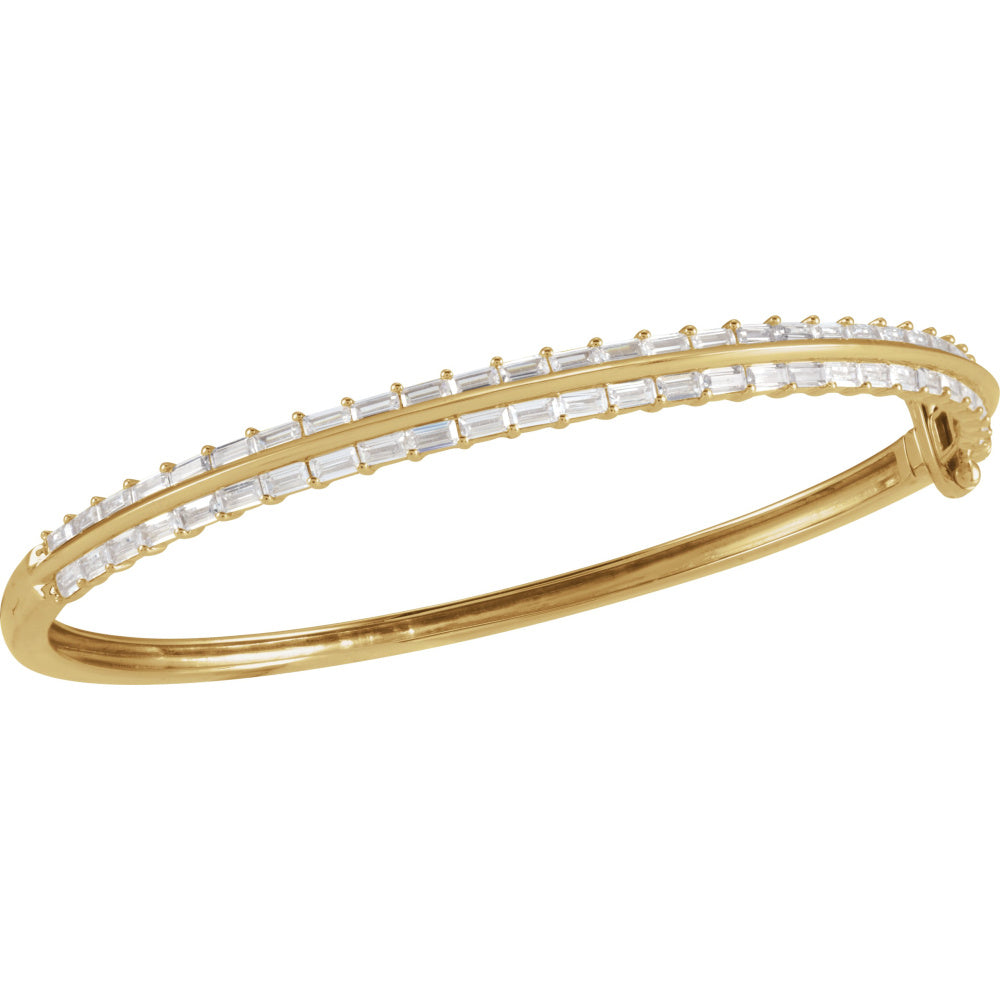 Lab-Grown Diamond Bangle Bracelet