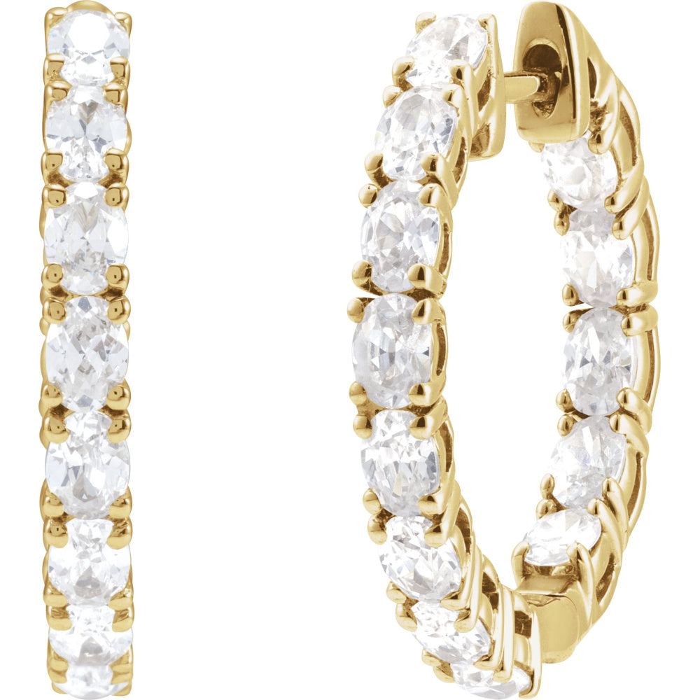 Inside-Outside Hoop Earrings