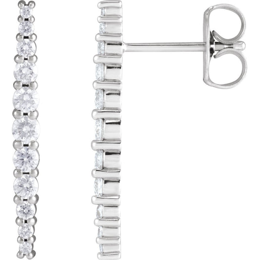 Accented Bar Earrings