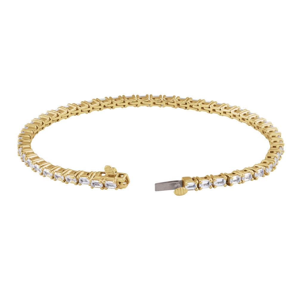 Lab-Grown Diamond Line Bracelet