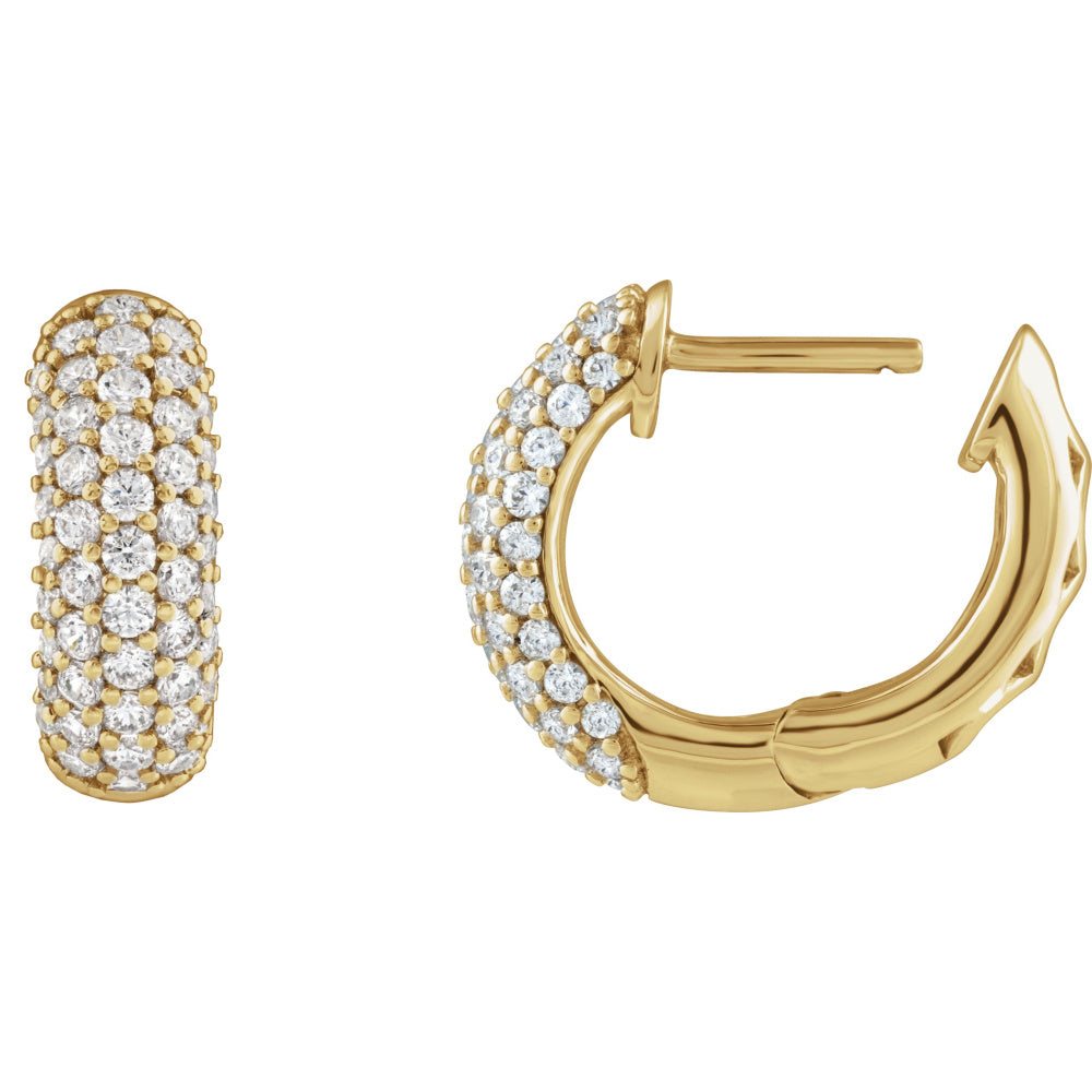 Accented Hoop Earrings