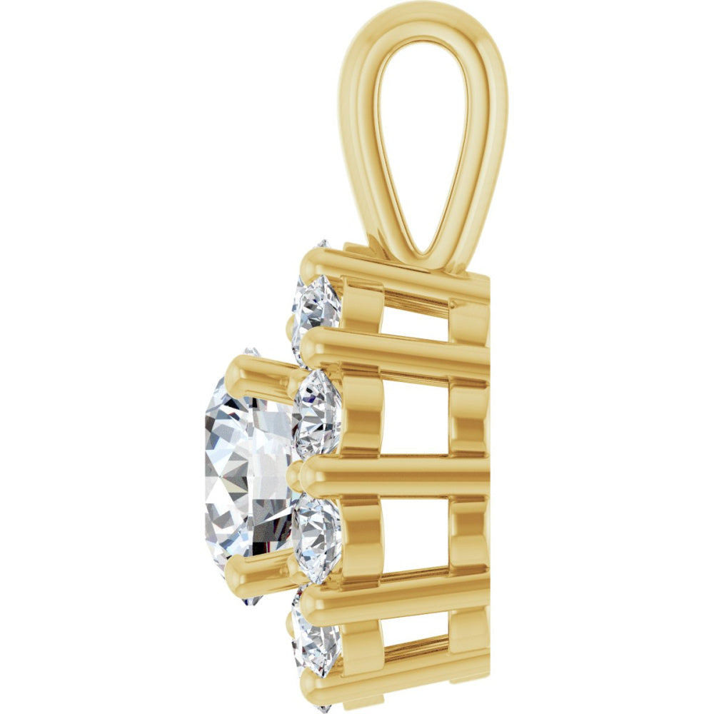 Halo-Style Pendant