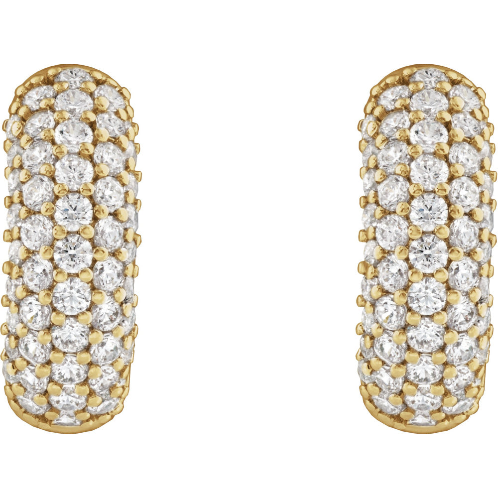 Accented Hoop Earrings